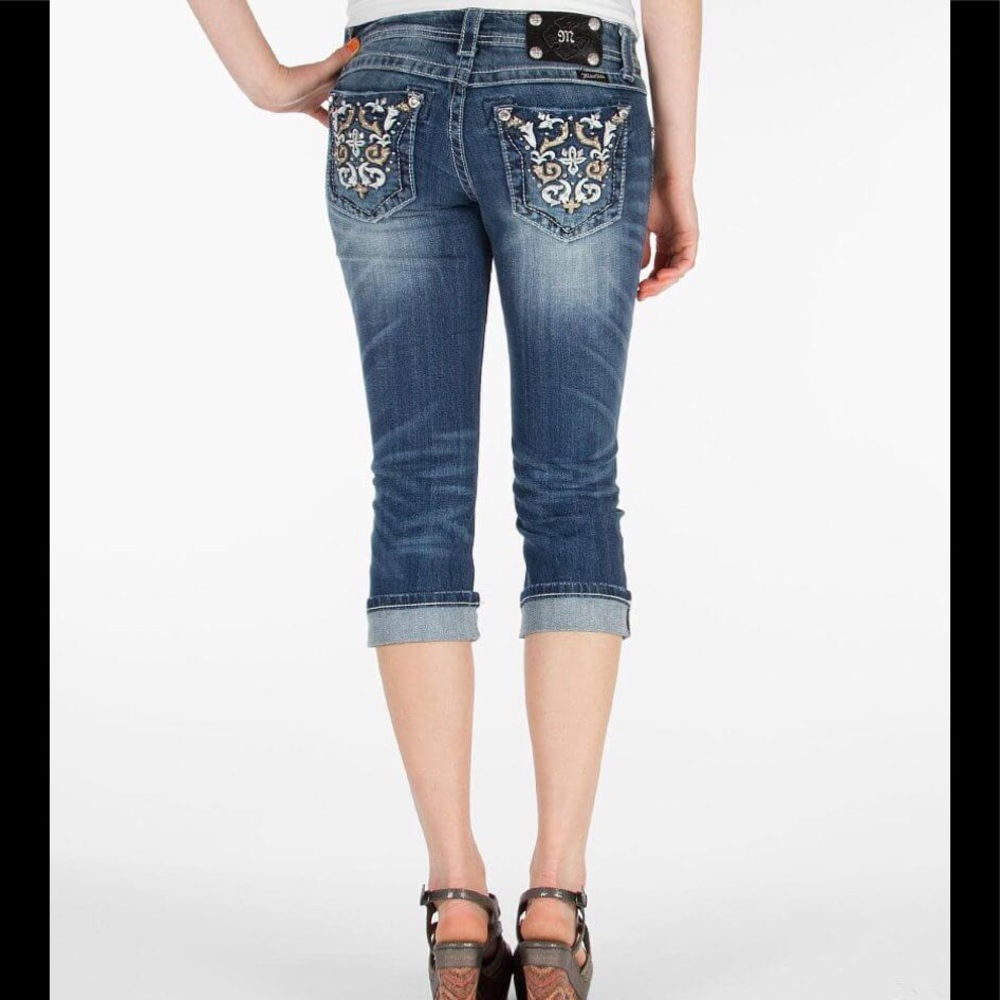 Miss Me cuffed Capri JP5395P2 🌸